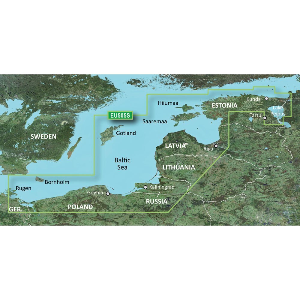 Garmin Bluechart G2 - HXEU505S - Baltic Sea East Coast - MicroSD/SD
