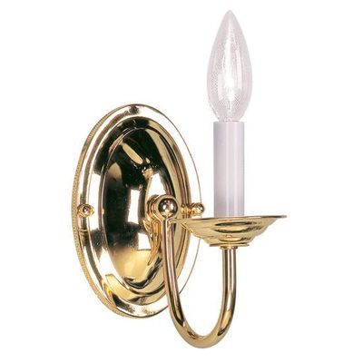 Livex Lighting 4151-02 Wall Sconce with No Shades, Polished Brass