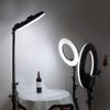 Yidoblo 18 Inch LED Ring Light Kit with Phone/Camera Holder,Makeup Mirror,Stand and Carrying Bag, Bicolor Dimmable Photo Studio Video Portrait Film Selfie YouTube Photography Lights Black view 1