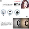 Yidoblo 18 Inch LED Ring Light Kit with Phone/Camera Holder,Makeup Mirror,Stand and Carrying Bag, Bicolor Dimmable Photo Studio Video Portrait Film Selfie YouTube Photography Lights Black view 4