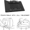 Accessory Basics Tesla Model 3 X S Y Tablet/Smartphone Headrest Wrap Mount Holder for Switch iPad mini Air Pro Galaxy Tab S E (All iPhone Pro MAX, Galaxy Note Fold 14 13 12 S22 S21) view 4