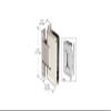 CRL PLY037PN Polished Nickel Plymouth Series Wall Mount 'H' Back Plate Hinge view 2