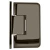 CRL PLY037PN Polished Nickel Plymouth Series Wall Mount 'H' Back Plate Hinge view 3