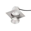 WAC Lighting R3ARDL-F835-HZ Aether Round Invisible Trim with LED Light Engine Flood 40 Beam 3500K White, Haze view 1