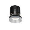 WAC Lighting R4RD1L-N830-HZ Volta - 5.75" 36W 25 3000K 85CRI 1 LED Round Shallow Regressed Invisible Trim with Light Engine, Haze Finish with Textured Glass view 1