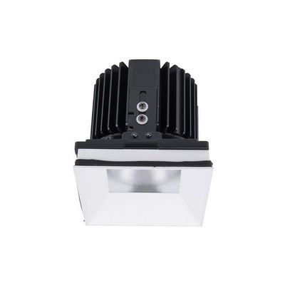 WAC Lighting R4SD1L-N827-WT Volta - 5.75" 36W 25 2700K 85CRI 1 LED Square Shallow Regressed Invisible Trim with Light Engine, White Finish with Textured Glass