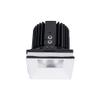 WAC Lighting R4SD1L-N827-WT Volta - 5.75" 36W 25 2700K 85CRI 1 LED Square Shallow Regressed Invisible Trim with Light Engine, White Finish with Textured Glass view 1