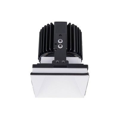 WAC Lighting R4SD2L-N830-WT Volta - 6.39" 36W 25 3000K 85CRI 1 LED Sqaure Regressed Invisible Trim with Light Engine, White Finish with Textured Glass