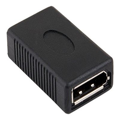 Cable Leader DisplayPort Female to Female Coupler, Black