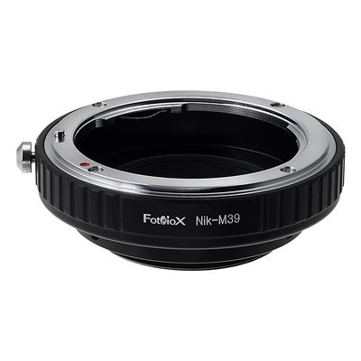 Fotodiox Lens Mount Adapter, Nikon F Lens to M39 (39mm x 1 Screw Mount) Cameras