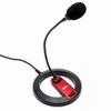 PC Goose Neck Microphone, Computer Microphone With Mute Switch and Stand, Plug And Play 3.5mm Microphone For Desktop/Laptop/iPad/Tablet view 1