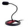 PC Goose Neck Microphone, Computer Microphone With Mute Switch and Stand, Plug And Play 3.5mm Microphone For Desktop/Laptop/iPad/Tablet view 4