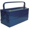 TRUSCO GT-470-B 3-Tier Tool Box, 18.6 x 8.7 x 13.4 inches (472 x 220 x 343 cm), Blue view 1