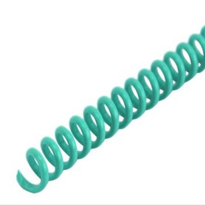 Spiral Coil Binding Spines 8mm x 381mm, Turquoise, 100/Pack