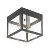 Livex Lighting 20588-01 Nyack 2-Light Ceiling Mount, Antique Brass view 4