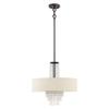 Livex Lighting 51113-92 Pendant Chandelier, 18" L x 18" W x 59" H, English Bronze view 2