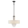 Livex Lighting 51113-92 Pendant Chandelier, 18" L x 18" W x 59" H, English Bronze view 4