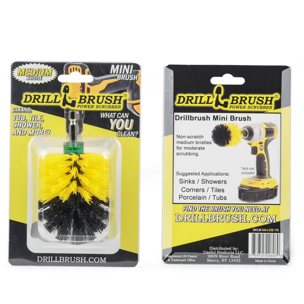 Bath Mat Cleaner - Bathroom Brush - Bathtub Scrub Brush - Sink Cleaner