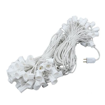 Novelty Lights 200 Foot C9 Outdoor Patio String Lights, Christmas Stringer