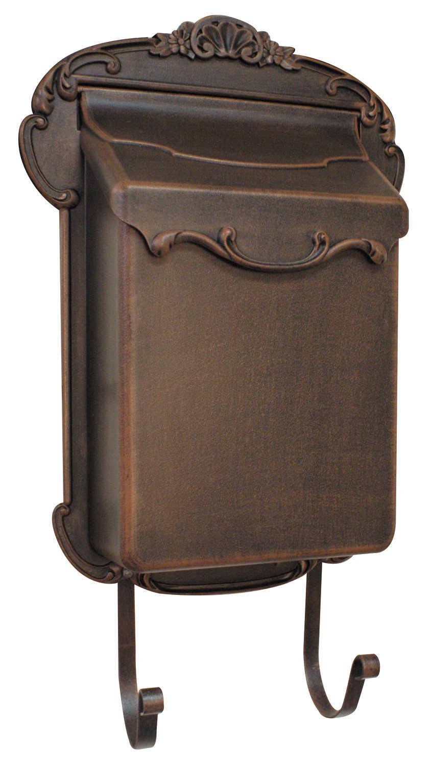 Special Lite Victoria Vertical Wall Mount Mailbox - Copper Aluminum Mailbox for Wall Mount - SVV-1013-CP