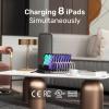 Unitek USB Charging Station for Multiple Devices, Charger Organizer Stand Dock with Dividers, Quick Charge 3.0 Compatible for Smartphone, Tablet, iPad and Other Electronics view 3
