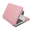 MOSISO Case Compatible with MacBook Air 13.6 inch M4 M3 M2 2025-2022 /Air 13 M1 2022-2018 /Pro 13 inch M2 M1 2025-2016, PU Leather Portfolio Protective Stand Cover, Rose Quartz view 1