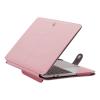 MOSISO Case Compatible with MacBook Air 13.6 inch M4 M3 M2 2025-2022 /Air 13 M1 2022-2018 /Pro 13 inch M2 M1 2025-2016, PU Leather Portfolio Protective Stand Cover, Rose Quartz view 2