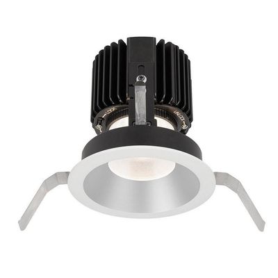 WAC Lighting R4RD1T-N835-HZWT Volta - 5.75" 36W 25 3500K 85CRI 1 LED Round Shallow Regressed Trim with LED Light Engine, Haze White Finish with Textured Glass