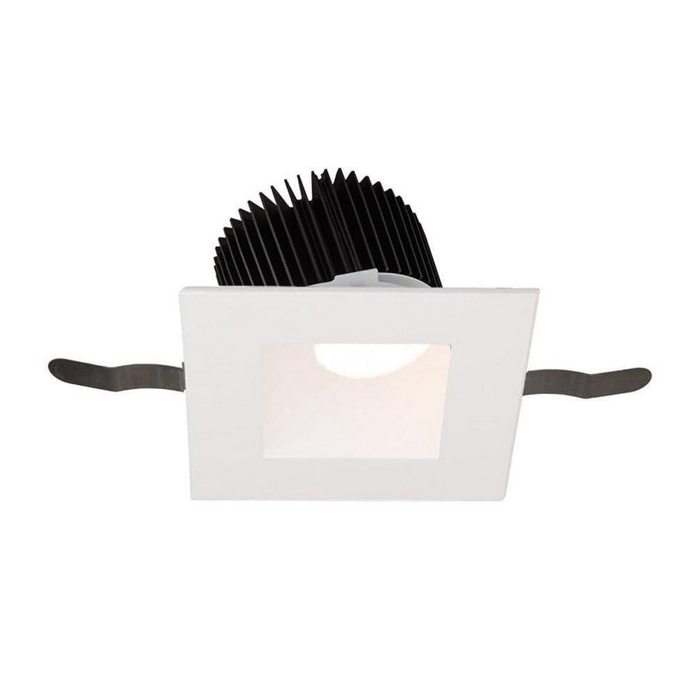 WAC Lighting R3ASWT-A927-WT Aether Square Wall Wash Trim with 90 CRI LED Light Engine Flood 50 Beam 2700K Warm White