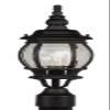 Livex Lighting 7522-14 Outdoor Post Top Lantern, Black Lighting, 18.5 view 1