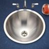 Houzer CRTO-1620-1 Opus Series Conical Topmount Stainless Steel Lavatory Sink with Overflow view 3