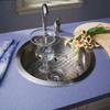 Houzer SCF-1830-1 Hospitality Series Topmount Stainless Steel Round Bar/Prep Sink view 2