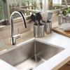 Houzer Nouvelle Stainless Steel Kitchen Sink: 23 Inch Undermount Single Bowl Sink with Strainer & Grid, Durable & Versatile, Essential for Home & Apartment: NOS-4100-1 view 2