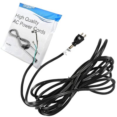HQRP AC Power Cord Compatible with Hoover Max Extract Dual-V Carpet Cleaner F7411900 F7411900B Washer Vacuum, UL Listed