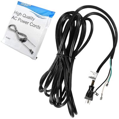 HQRP AC Power Cord Compatible with Hoover SteamVac Carpet Cleaner F5869960 F5869990 F5883900 F5883960 F5883990 F5884900 Washer Vacuum, UL Listed