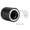 JJC F Mount Auto Focus Macro Extension Tube Set for Nikon D850 D750 D780 D3500 D3400 D7500 D7200 D7100 D7000 D5600 D5500 D5300 D5200 D5100 D5000 D3300 D3200 D3100 D800 D810 D700 D610 D600 D500 & More view 2