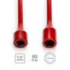 STEELMAN 50068 1/2-Inch Drive x 17mm 80 ft-lb Torque Stick, Red view 3