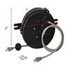 Alert Professional Grade Retractable Data Reel, 20' UL/CSA Listed Cable, Black, Indoor, Industrial, Manual, Wall/Ceiling Mount view 2