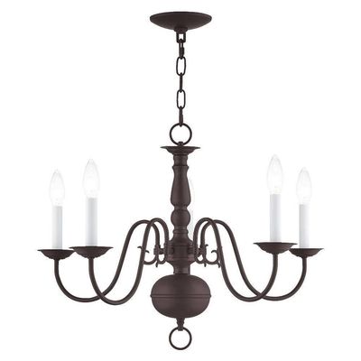 Livex Lighting 5005-07 Williamsburgh Chandelier