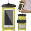 Microseven Universal Waterproof Case Bag for iPhone 8,8+ 7, 7+, 6s, 6, 6 Plus, 5, 5S, 4, Galaxy Note 8, S8, S8+,Note 5, 4, Moto G4 G5 Plus Armband Lanyard- Water Proof Bag Case (Waterproof Yellow) view 1