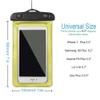 Microseven Universal Waterproof Case Bag for iPhone 8,8+ 7, 7+, 6s, 6, 6 Plus, 5, 5S, 4, Galaxy Note 8, S8, S8+,Note 5, 4, Moto G4 G5 Plus Armband Lanyard- Water Proof Bag Case (Waterproof Yellow) view 2