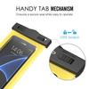 Microseven Universal Waterproof Case Bag for iPhone 8,8+ 7, 7+, 6s, 6, 6 Plus, 5, 5S, 4, Galaxy Note 8, S8, S8+,Note 5, 4, Moto G4 G5 Plus Armband Lanyard- Water Proof Bag Case (Waterproof Yellow) view 4