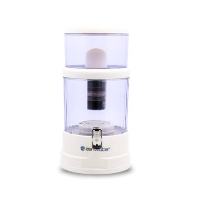 ZENWATER 6-Gallon Countertop Gravity Water Filter System - Portable Alkaline Filtration System - Enjoy Clean and Mineral-Rich Hydration at Home, Office, or Travel