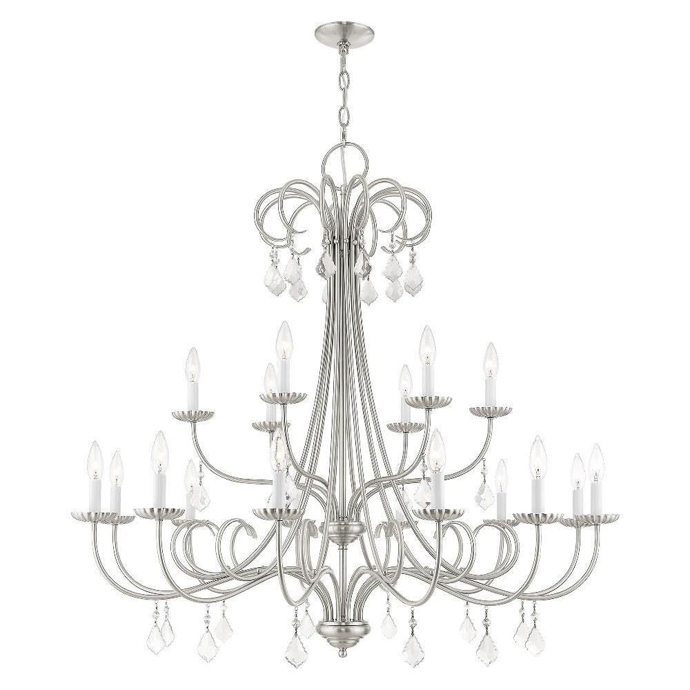 Livex Lighting 40870-91 X X Light Fixture, Brushed Nickel