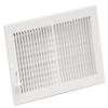 Imperial 12" x 6" Two-Way Sidewall Register, White, RG0299 view 1