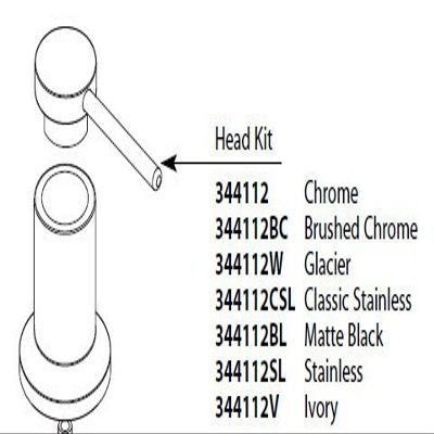 Moen 344112V Soap and Lotion Dispenser Kit, Ivory