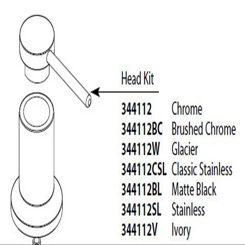 Moen 344112V Soap and Lotion Dispenser Kit, Ivory