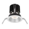 WAC Lighting R4RD1T-N830-HZWT Volta - 5.75" 36W 25 3000K 85CRI 1 LED Round Shallow Regressed Trim with LED Light Engine, Haze White Finish with Textured Glass view 2