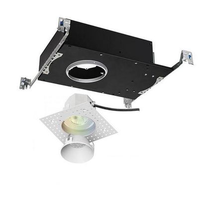 WAC Lighting R3ARDL-N830-WT Aether Round Invisible Trim with LED Light Engine Narrow 25 Beam 3000K Soft White, White