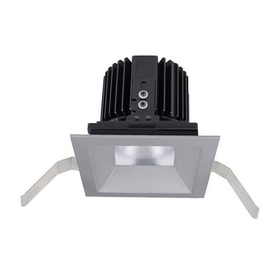 WAC Lighting R4SD1T-S840-HZ Volta - 5.75" 36W 15 4000K 85CRI 1 LED Square Shallow Regressed Trim with LED Light Engine, Haze Finish with Textured Glass